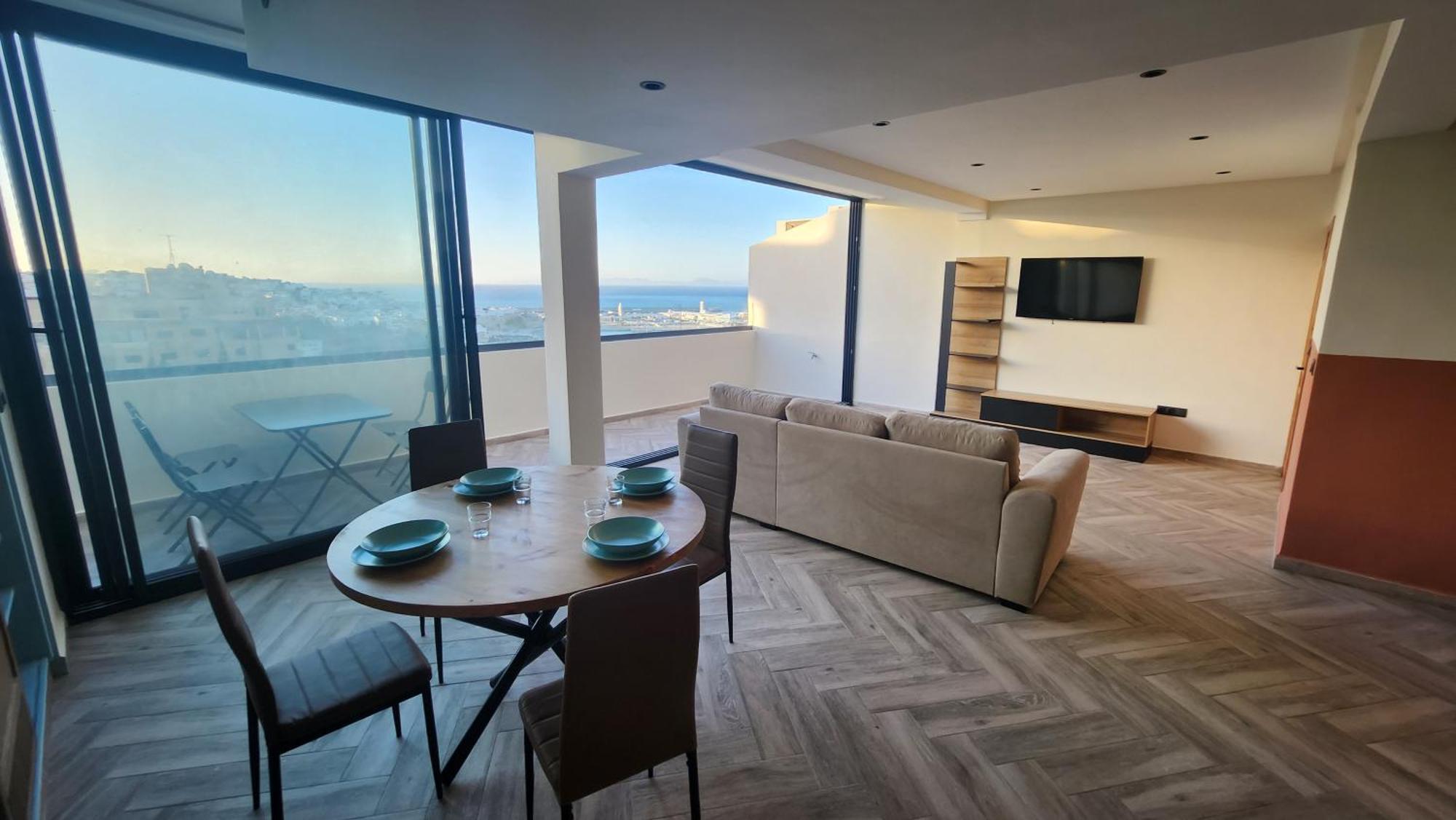 Appartement Vue Sur Mer Tânger Exterior foto